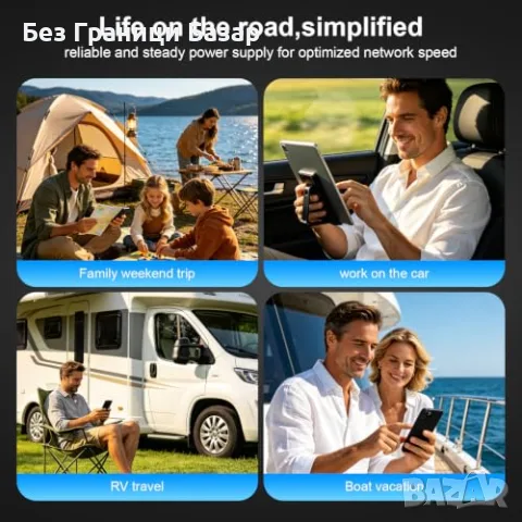 Ново Зарядно за Starlink Mini 12V-24V 30V 60W за кола кемпер лодка USB-C кабел 3 метра, снимка 6 - Друга електроника - 56197119
