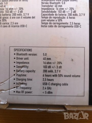 Продавам нови Bluetooth блутут слушалки Roseland RH-800, снимка 2 - Bluetooth слушалки - 49972547