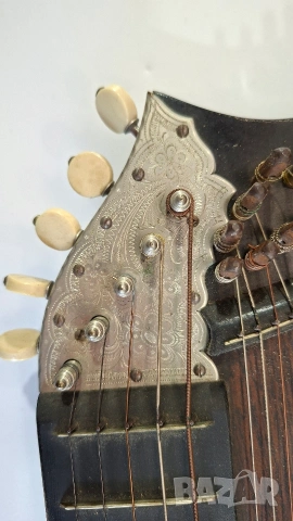 Стара баварска цитра, над 100 годишна, снимка 4 - Струнни инструменти - 53965644