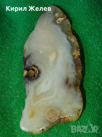 ОРФЕЕВ АХАТ СКЪПОЦЕНЕН АРТ МЕДАЛЬОН РЪЧНО ЮВЕЛИРНО ПОЛИРАН МНОГО КРАСИВ 44115, снимка 16 - Колиета, медальони, синджири - 44756293