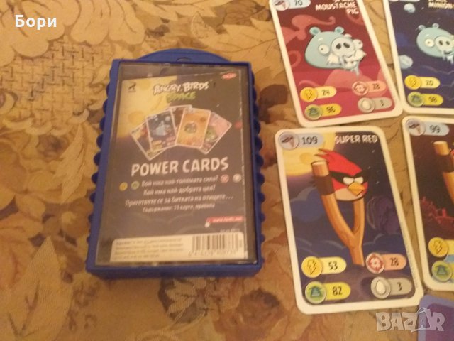 Карти за игра Angry Birds Power Cards, снимка 8 - Игри и пъзели - 30171667