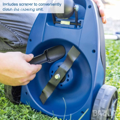 Акумулаторна косачка за трева Scheppach BC MP220 X IXES 21.5 Мини косачка за трева Мулчиране Косене, снимка 4 - Градинска техника - 52493046