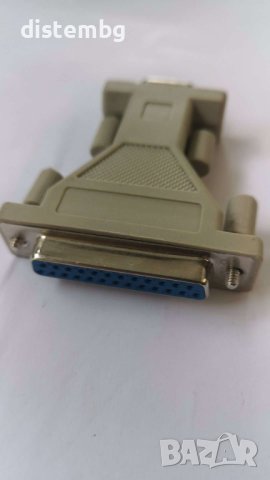 Адаптор RS-232,  DB25F към DB9M, снимка 2 - Кабели и адаптери - 42754354