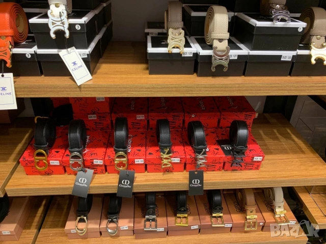 колани от естествена кожа в кутия ysl saint laurent hermes celine , снимка 8 - Колани - 51562132