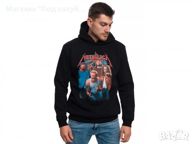 Нов мъжки суичър с трансферен печат на музикалната група METALLICA, снимка 13 - Суичъри - 27530236