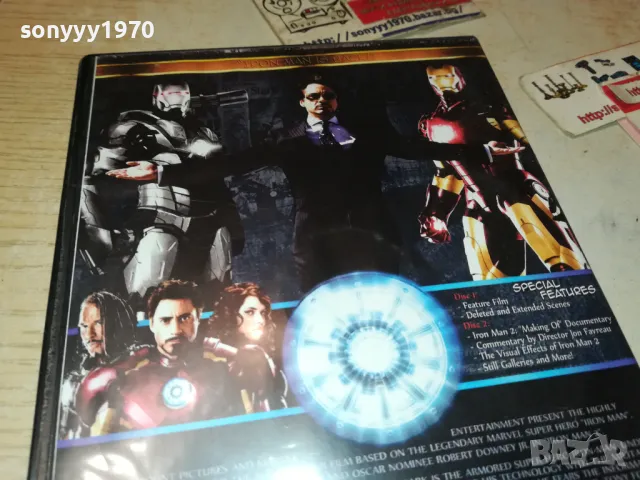 IRON MAN 2 DVD 0101250931, снимка 13 - DVD филми - 48508480