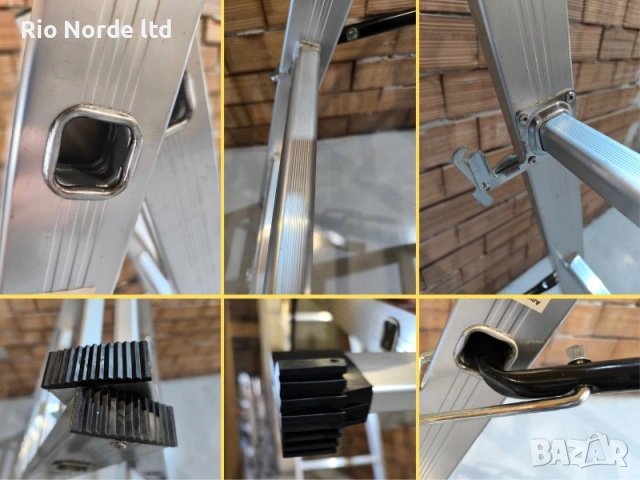 Скеле-стълба алуминиево 2х6 до 150кг, снимка 8 - Други инструменти - 54158486