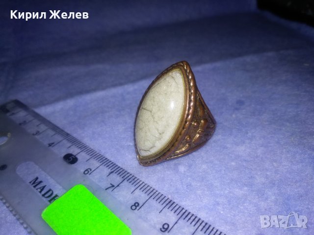 СТИЛНО ОРНАМЕНТИРАН МЕДЕН РЕТРО - АРТ СКЪПОЦЕНЕН ПРЪСТЕН 36965, снимка 8 - Пръстени - 39715080