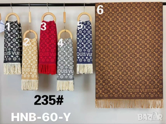 шал %100 kaşmir 1.90x65см burberry christian dior hermes louis vuitton , снимка 8 - Шалове - 51782463