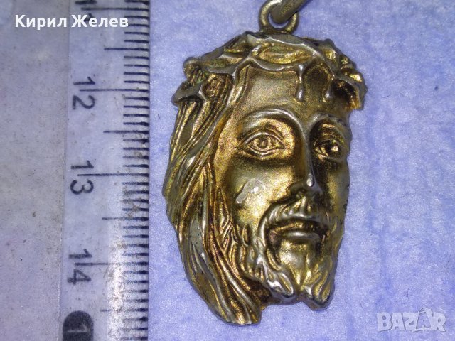 ПОСРЕБРЕН МЕДАЛЬОН Иисус ХРИСТОС от БЛАГОРОДНА НЕРЪЖДАЕМА СТОМАНА ХУДОЖЕСТВЕНА РЪЧНА ИЗРАБОТКА 39998, снимка 16 - Колиета, медальони, синджири - 42612870