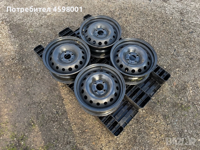 4бр.Оригинални джанти 15цола 4x100 за Renault Modus,Nissan Micra,Dacia, снимка 3 - Гуми и джанти - 54010913