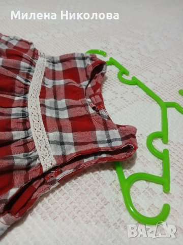 Рокля каре 68, снимка 2 - Бебешки рокли - 52427656