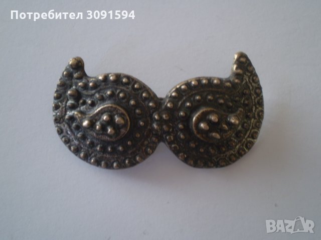 старинна българска  брошка пафта, снимка 2 - Антикварни и старинни предмети - 34534681