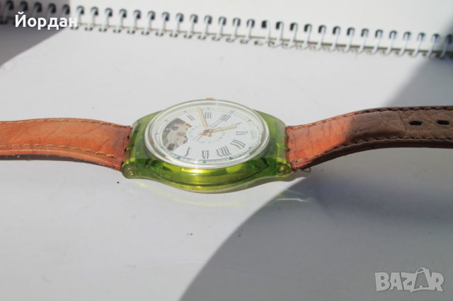 Мъжки часовник ''Swatch'' автоматик 37 мм  - 1991 година, снимка 5 - Мъжки - 40268669