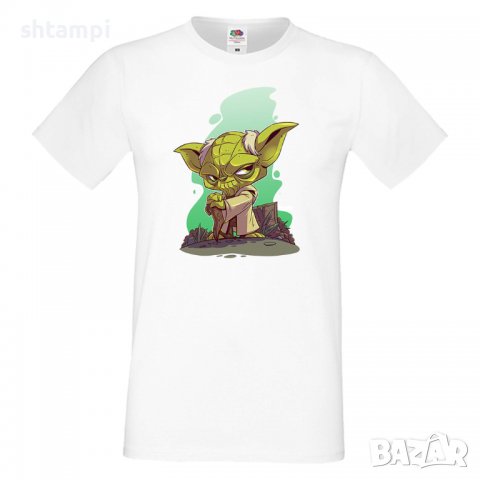 Мъжка тениска Star Wars Yoda Star Wars Игра,Изненада,Подарък,Геймър, , снимка 5 - Тениски - 36809948