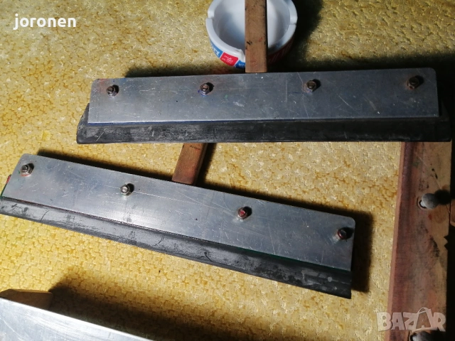 Ракели за ситопечат + ливник за емулсия, снимка 4 - Други машини и части - 54092424