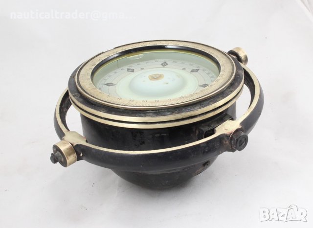108 Магнитен корабен компас, снимка 2 - Антикварни и старинни предмети - 32002773
