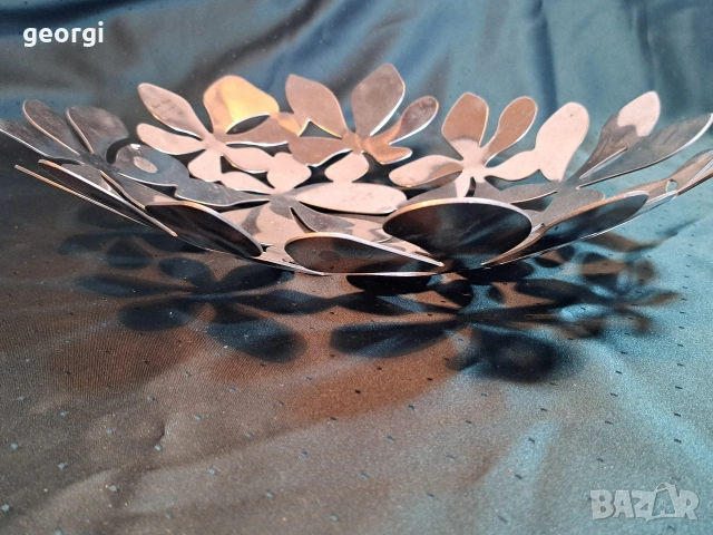 иноксова дизайнерска фруктиера Monika Mulder 34/3, снимка 6 - Аксесоари за кухня - 53932641