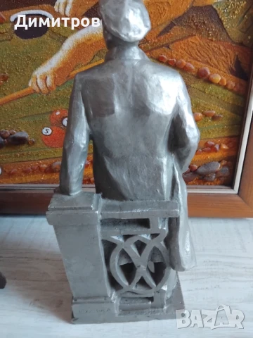 Соц стара скулптура Ленин 1977г, снимка 4 - Антикварни и старинни предмети - 43828644