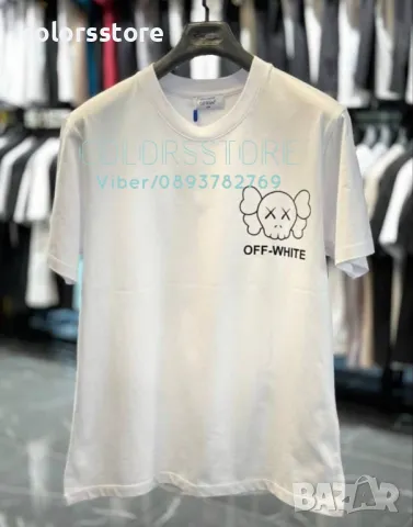 Мъжка бяла тениска Off White код Br259