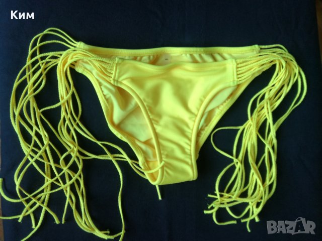 Бански / бикини в жълто с ресни ЯКО