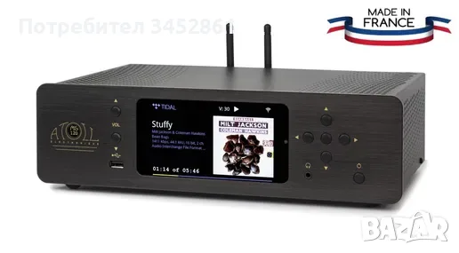 -% Разпродажба Склад !! Нов Hi-End стриймърAtoll MS120 Signature Made in France запечатан с пълна г