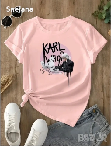 Тениски karl по 6€ от 35€, снимка 2 - Тениски - 54320848