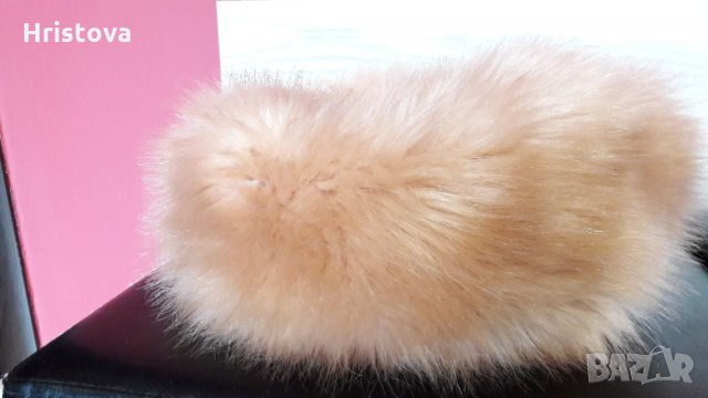 Дамска шапка -цвят лисица, снимка 2 - Шапки - 31360665