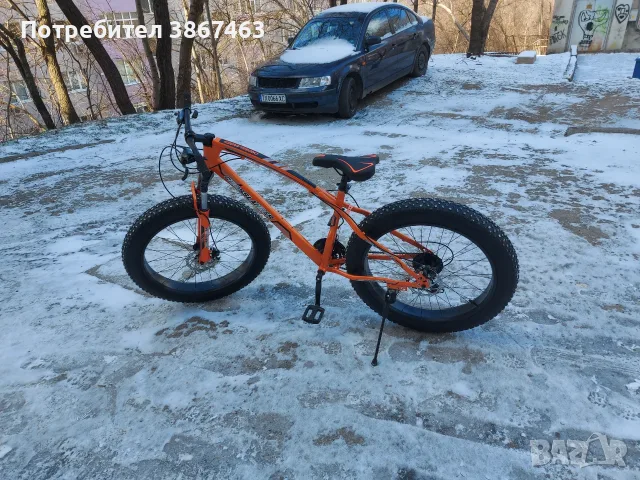 Fat bike оранжев, снимка 2 - Части за велосипеди - 56526556
