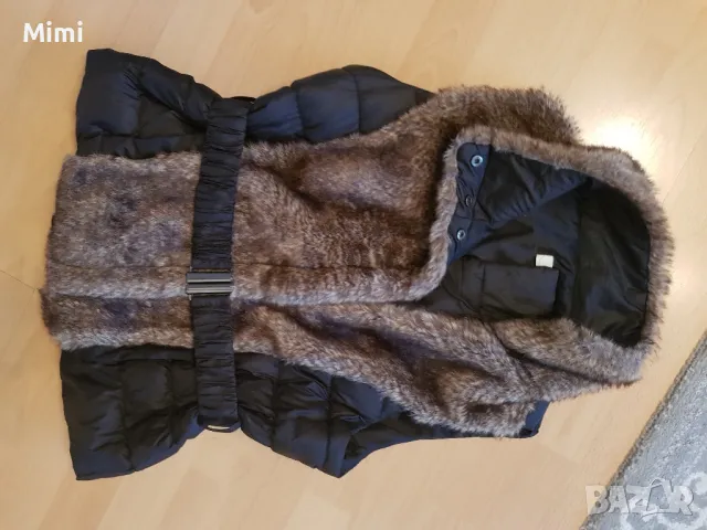 Дамски Елек с колан S/M, снимка 2 - Елеци - 48645615