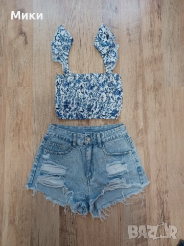 Дънки с топ