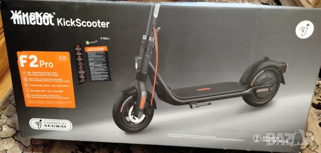 Електрически скутер (тротинетка)Segway Ninebot F2 Pro, снимка 15 - Други спортове - 56262194