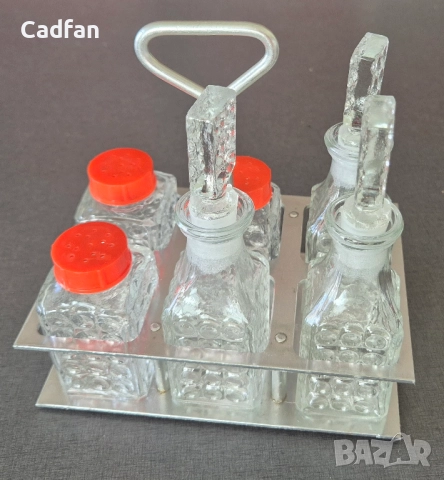 Стъклени чаши и сет оливерник оловен кристал, снимка 6 - Чаши - 51524482