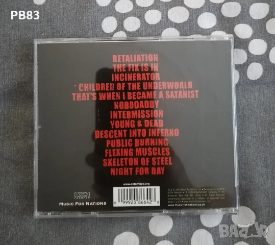Entombed - Inferno CD (Неофициален) Death Metal , снимка 3 - CD дискове - 51159221
