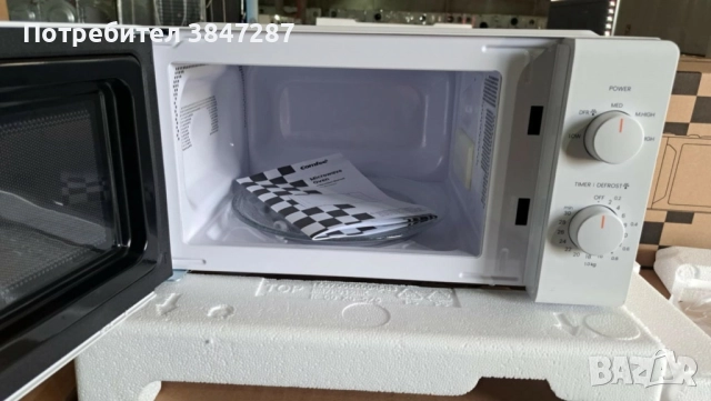 Компактна микровълнова фурна Comfee - 20 литра, 700W и 5 нива на мощност, снимка 6 - Микровълнови - 52287435
