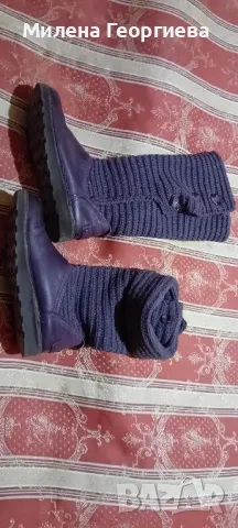 Страхотни лилави ботуши , снимка 3 - Дамски ботуши - 48857765