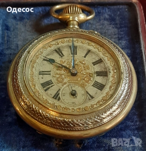 Старинен Швейцарски джобен часовник, снимка 5 - Антикварни и старинни предмети - 54078217