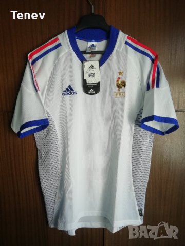 France 2002/2003 Adidas Нова Оригинална Тениска Фланелка Франция 