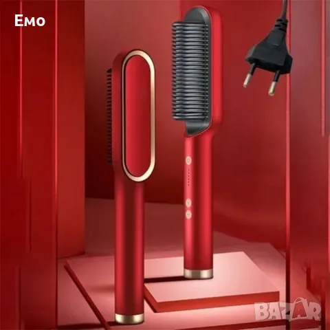 Електрическа многофункционална: Четка за изправяне на коса, снимка 11 - Преси за коса - 48221826