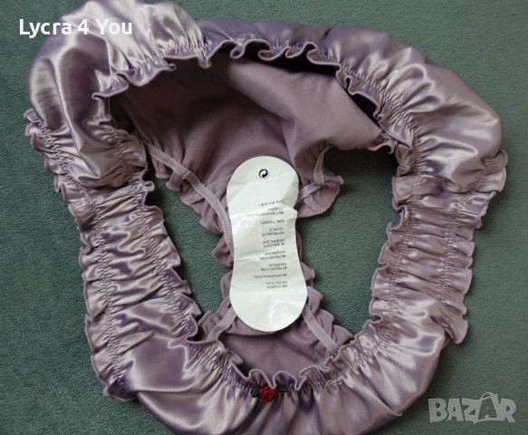 Нови светло-лилави сатенени бикини S-L размер, снимка 8 - Бельо - 44447188