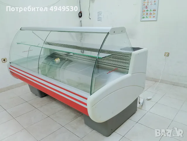 ХОРИЗОНТАЛНА ХЛАДИЛНА ВИТРИНА С ЛЕД ОСВЕТЛЕНИЕ И СТЕЛАЖ ЗА ЦИГАРИ, снимка 4 - Оборудване за магазин - 56075197