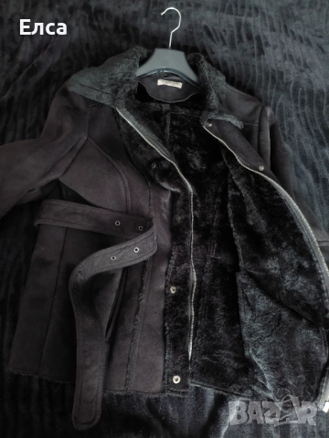 Кожено палто, снимка 6 - Палта, манта - 51951556
