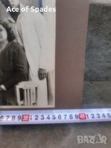 Стара Снимка на Картон 40/30 см. (2), снимка 5 - Антикварни и старинни предмети - 30794384