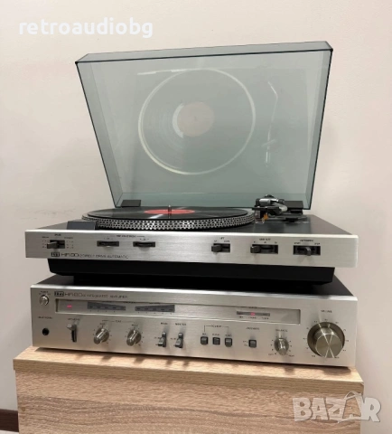 🔈Ретро грамофон ITT 8012 - direct drive 🔈, снимка 7 - Грамофони - 54090850