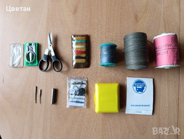 ретро домакински ножици и напръстници, снимка 2 - Подаръци за жени - 48794845