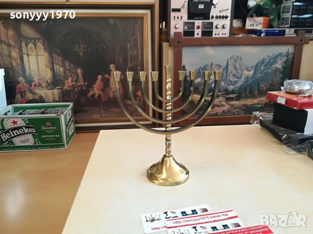 karshi-hand made jerusalem-свещник от франция 1712221735, снимка 16 - Антикварни и старинни предмети - 39039544
