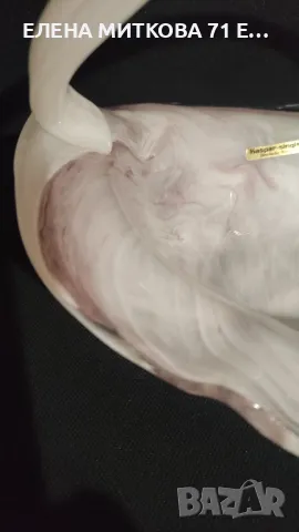 Уникална бонбониера/кошница от оловен кристал нова с етикет, снимка 6 - Декорация за дома - 48418430