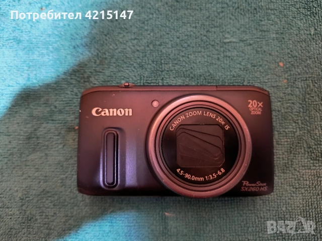 Canon PowerShot SX260HS, 12.1MP, Черен-Дигитален фотоапарат(камера) , снимка 6 - Фотоапарати - 52850374