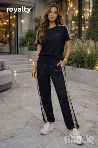 Guess Нов Черен Дамски Комплект Гес 