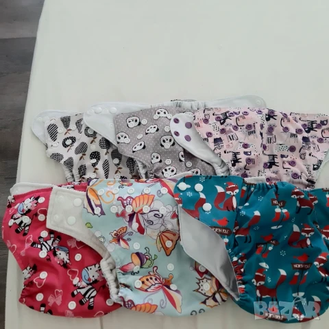 Пелени за многократна употреба Littles & Bloomz , снимка 2 - Пелени, памперси - 50875167